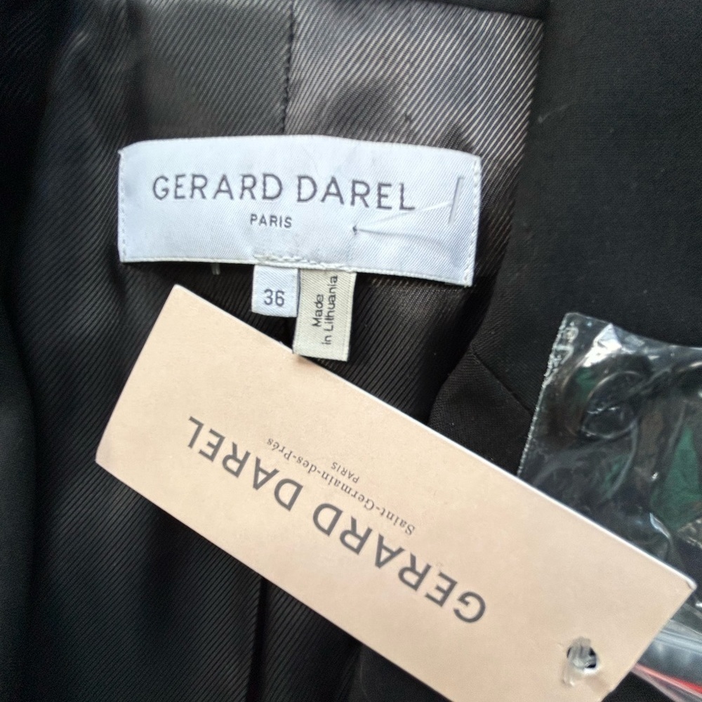 GERARD Darel black blazer SZ 4 ( run big ) NWT 635$ - Picture 6 of 12